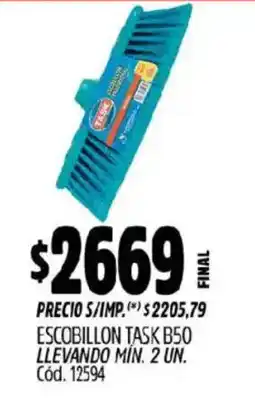 Supermercados Yaguar Escobillon Task B50 oferta
