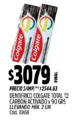 Supermercados Yaguar Colgate Total 12 dentifrico oferta