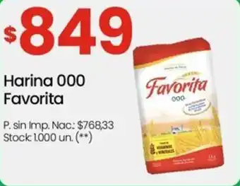 Changomas Favorita harina 000 oferta