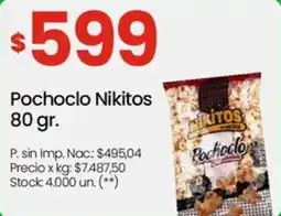 Changomas Nikitos pochoclo oferta