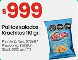 Changomas Krachitos palitos salados oferta