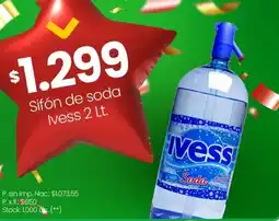 Changomas Ivess sifón de soda oferta