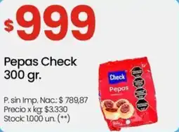 Changomas Check pepas oferta