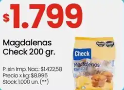 Changomas Check magdalenas oferta