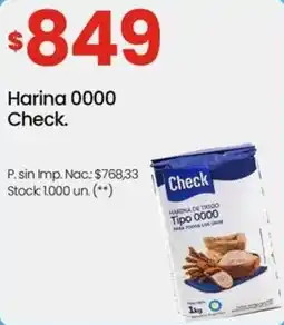 Changomas Check harina 0000 oferta