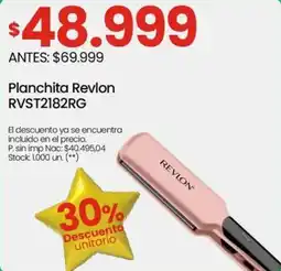 Changomas Revlon planchita oferta