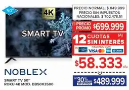 Carrefour Noblex Smart TV 50" oferta