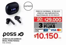 Carrefour Poss auricular earbud oferta