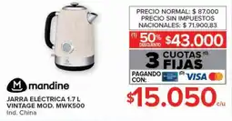 Carrefour Mandine jarra eléctrica 1.7 L oferta