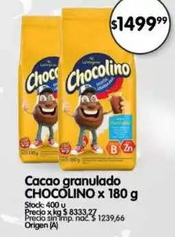 Supermercados Buenos Días Chocolino granulado oferta