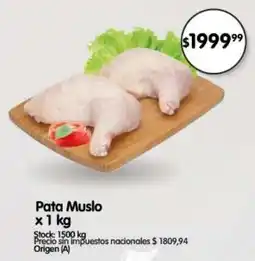 Supermercados Buenos Días Pata Muslo oferta