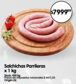 Supermercados Buenos Días Salchichas parrileras oferta
