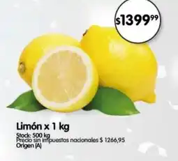 Supermercados Buenos Días Limón oferta