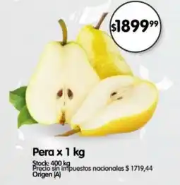 Supermercados Buenos Días Pera x 1 kg oferta