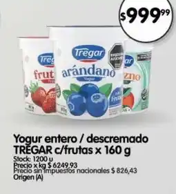 Supermercados Buenos Días Tregar yogur oferta
