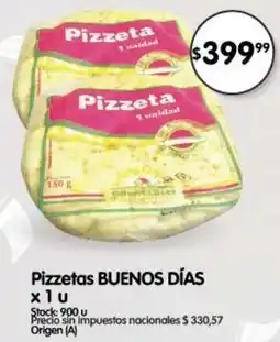 Supermercados Buenos Días Buenos Días pizzetas oferta