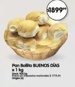Supermercados Buenos Días Buenos Días pan bollito oferta