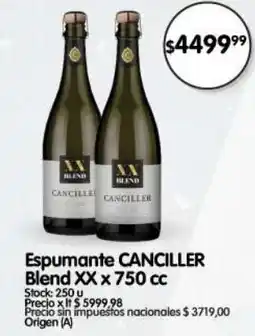 Supermercados Buenos Días Canciller espumante blend oferta