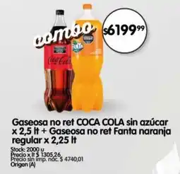 Supermercados Buenos Días Coca-Cola + Fanta oferta