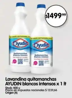 Supermercados Buenos Días Ayudin lavandina quitamanchas oferta