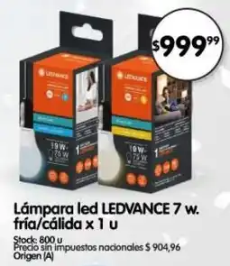 Supermercados Buenos Días LEDVANCE 7w oferta