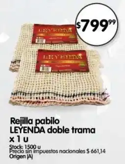 Supermercados Buenos Días Leyenda rejilla pabilo oferta