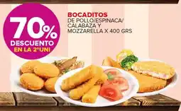 Carrefour Bocaditos de pollo/espinaca/ calabaza y mozzarella oferta