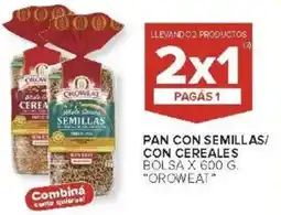 Carrefour Oroweat pan con semillas/ con cereales bolsa oferta