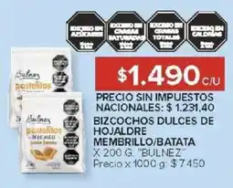 Carrefour Bulnez bizcochos dulces de hojaldre membrillo/batata oferta