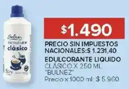 Carrefour Bulnez edulcorante liquido clásico oferta