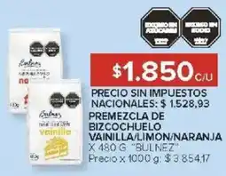 Carrefour Bulnez premezcla de bizcochuelo vainilla/limon/naranja oferta