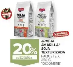 Carrefour Dicomere arveja amarilla! soja texturizada oferta