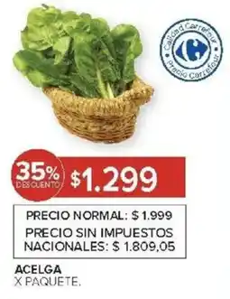 Carrefour Acelga oferta