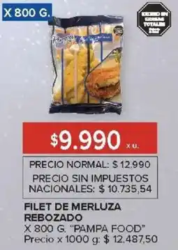 Carrefour Pampa food filet de merluza rebozado oferta