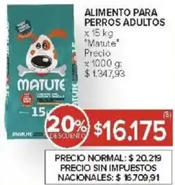 Carrefour Matute alimento para perros adultos oferta