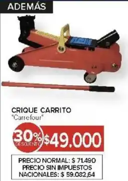 Carrefour Carrefour crique carrito oferta