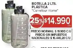 Carrefour Carrefour home botella plástica oferta