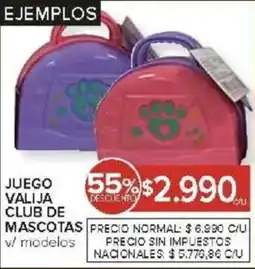 Carrefour Juego valija club de mascotas oferta