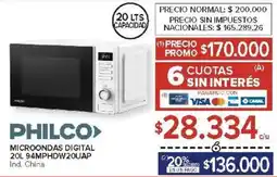 Carrefour Philco microondas digital oferta