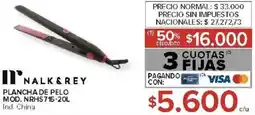 Carrefour Nalk & rey plancha de pelo oferta