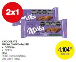 Atomo Conviene Chocolate milka choco-pause oferta