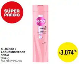 Atomo Conviene Sedal shampoo / acondicionador oferta