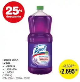 Atomo Conviene Lysol limpia piso oferta