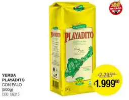 Atomo Conviene Playadito yerba con palo oferta