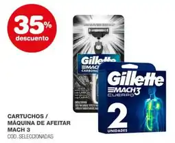 Atomo Conviene Gillett mach3 artuchos / máquina de afeitar oferta