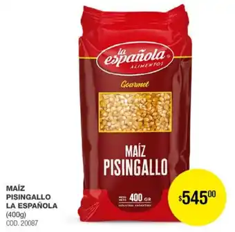 Atomo Conviene La española maíz pisingallo oferta