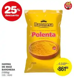 Atomo Conviene Baronesa harina de maíz oferta