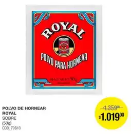 Atomo Conviene Royal polvo para hornear oferta