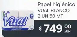El Milagro Mayorista Vual blanco papel higiénico oferta