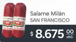 El Milagro Mayorista San francisco salame milán oferta